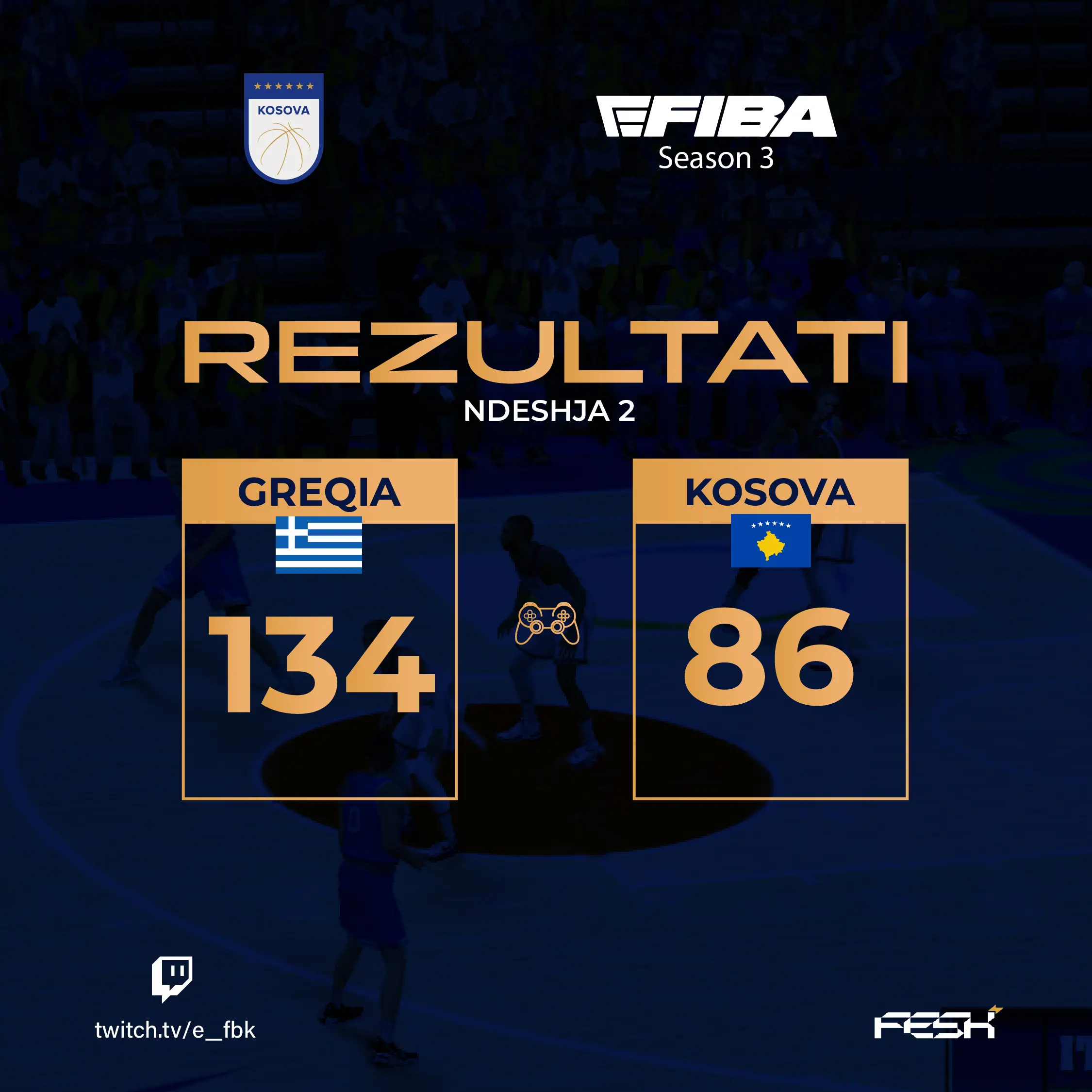 Kosova debuton në e-FIBA season 3